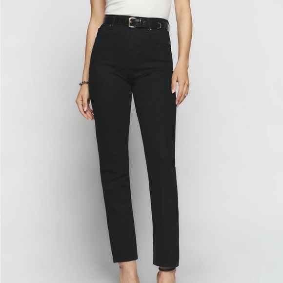 Reformation Denim - Liza ultra high rise slim straight jeans